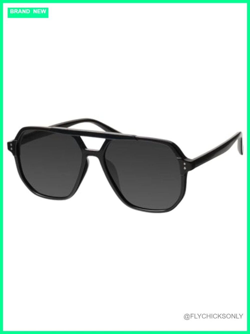Oversized Aviator Sunglasses Polarized Lens Women
